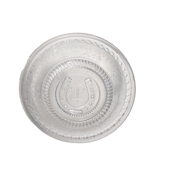 Antique 1881 EAPG Pattern Glass Adam's Lucky Horseshoe, Good Luck bowl/trinket - Picture 1 of 4